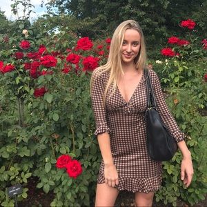 Urban outfitters checkered dress